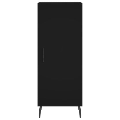 Dressoir 34,5X34X90 Cm Bewerkt Hout Zwart