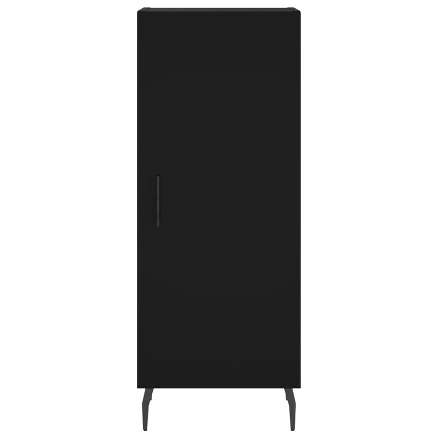 Dressoir 34,5X34X90 Cm Bewerkt Hout Zwart