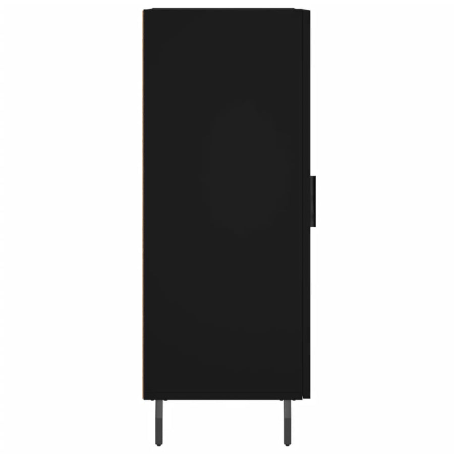 Dressoir 34,5X34X90 Cm Bewerkt Hout Zwart