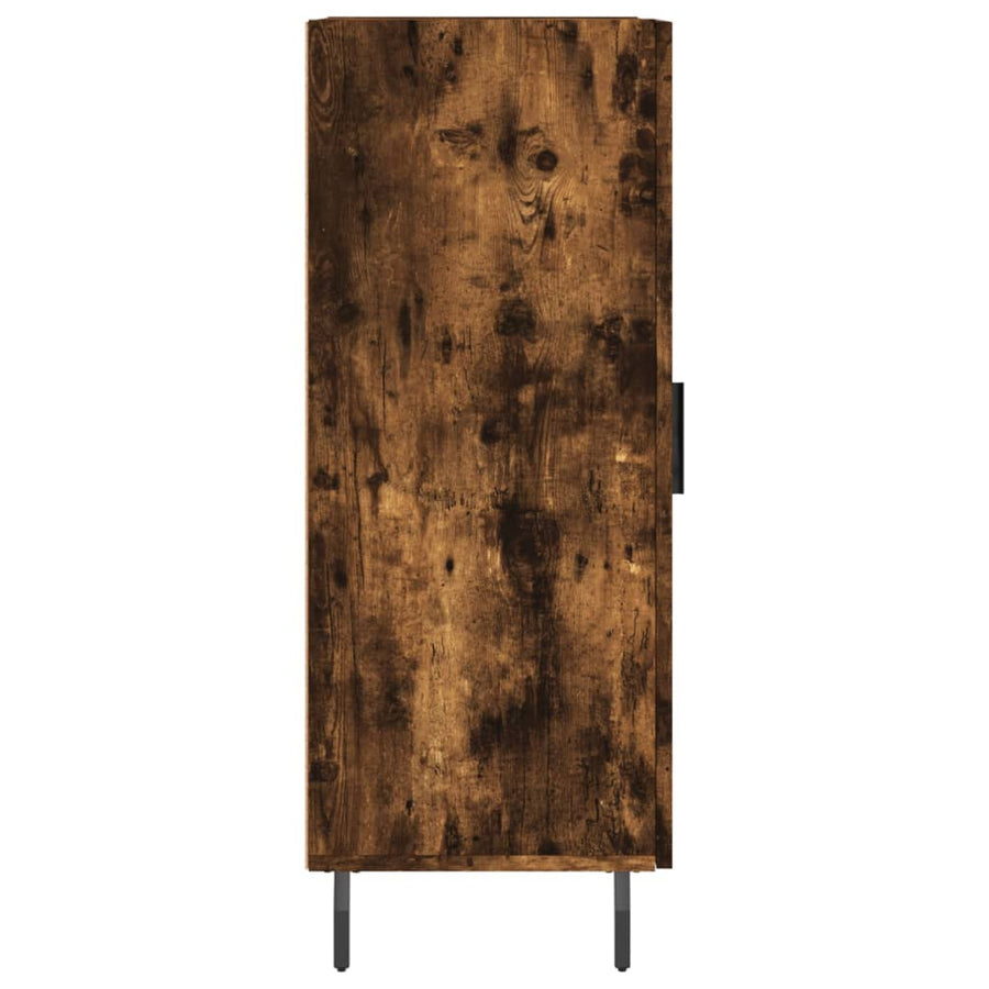Dressoir 34,5X34X90 Cm Bewerkt Hout Gerookt Eiken