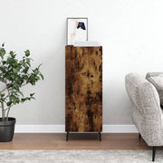 Sideboard 34.5x34x90 cm treated wood smoked oak
