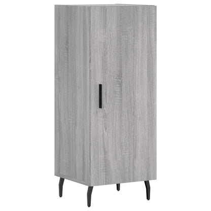 Dressoir 34,5X34X90 Cm Bewerkt Hout Grijs Sonoma Eikenkleurig