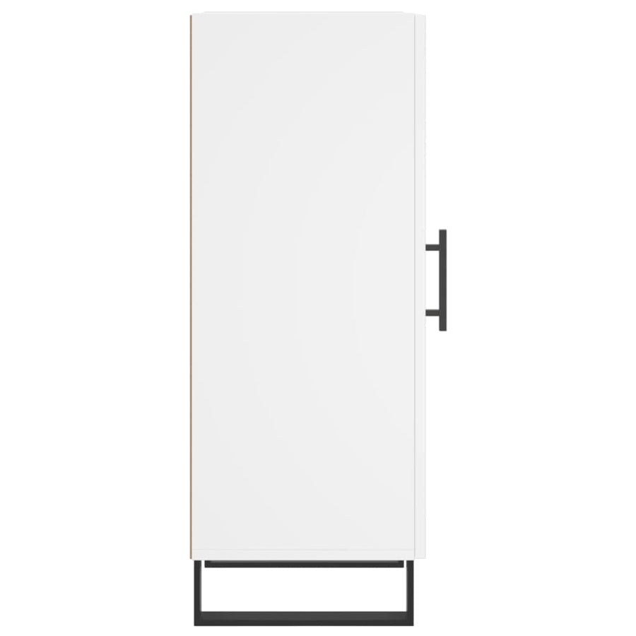 Dressoir 34,5X34X90 Cm Bewerkt Hout Wit