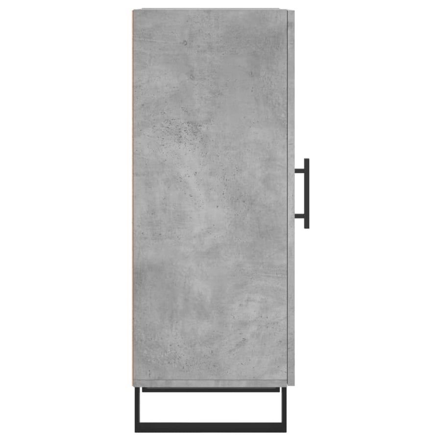 Dressoir 34,5X34X90 Cm Bewerkt Hout Betongrijs