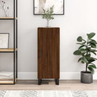 Sideboard 34.5x34x90 cm engineered wood brown oak color