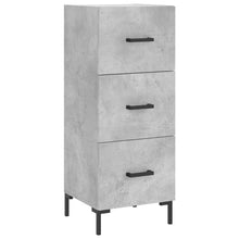 Dressoir 34,5X34X90 Cm Bewerkt Hout Betongrijs