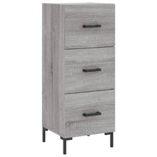 Dressoir 34,5X34X90 Cm Bewerkt Hout Grijs Sonoma Eikenkleurig