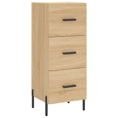 Dressoir 34,5X34X90 Cm Bewerkt Hout Sonoma Eiken