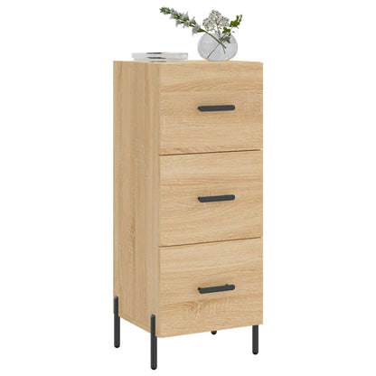 Dressoir 34,5X34X90 Cm Bewerkt Hout Sonoma Eiken