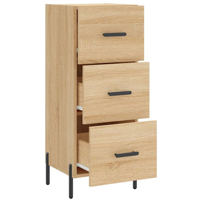Dressoir 34,5X34X90 Cm Bewerkt Hout Sonoma Eiken