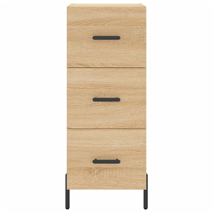 Dressoir 34,5X34X90 Cm Bewerkt Hout Sonoma Eiken
