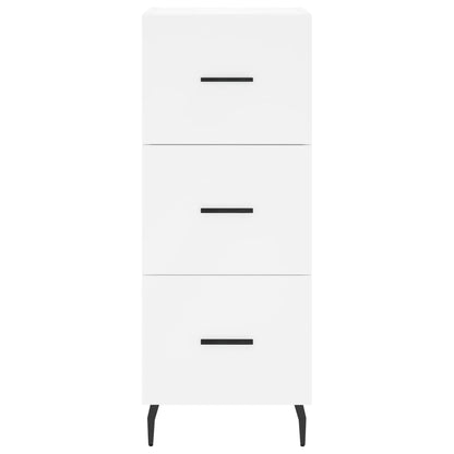 Dressoir 34,5X34X90 Cm Bewerkt Hout Wit