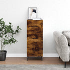 Sideboard 34.5x34x90 cm treated wood smoked oak