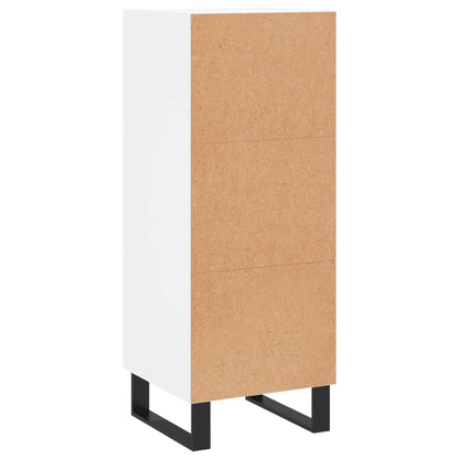 Dressoir 34,5X34X90 Cm Bewerkt Hout Wit