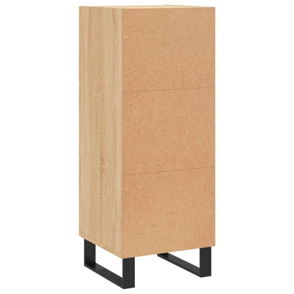 Dressoir 34,5X34X90 Cm Bewerkt Hout Sonoma Eiken