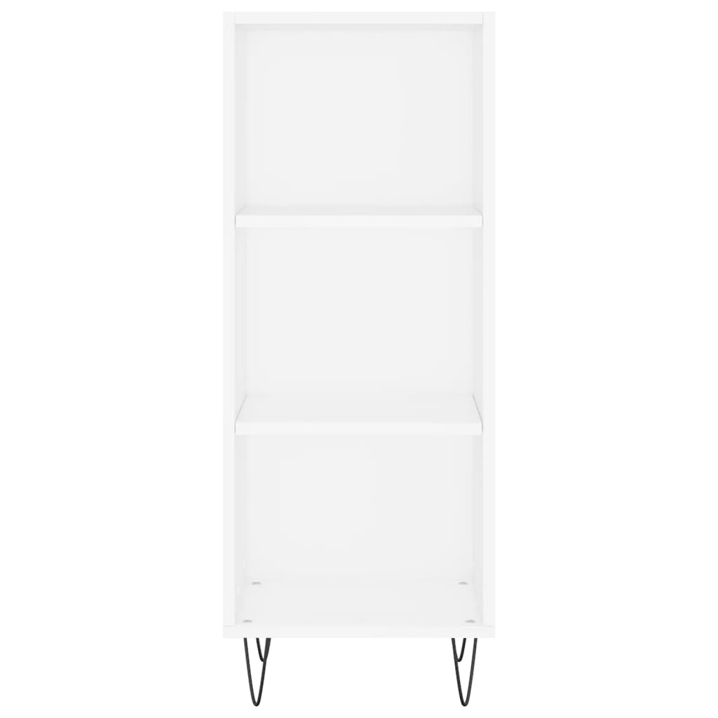 Dressoir 34,5X32,5X90 Cm Bewerkt Hout Wit