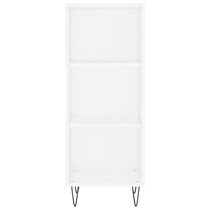 Dressoir 34,5X32,5X90 Cm Bewerkt Hout Wit