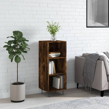 Dressoir 34,5X32,5X90 Cm Bewerkt Hout Gerookt Eikenkleurig