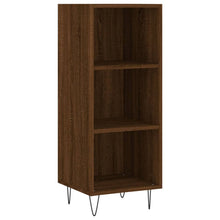 Dressoir 34,5X32,5X90 Cm Bewerkt Hout Bruin Eikenkleur