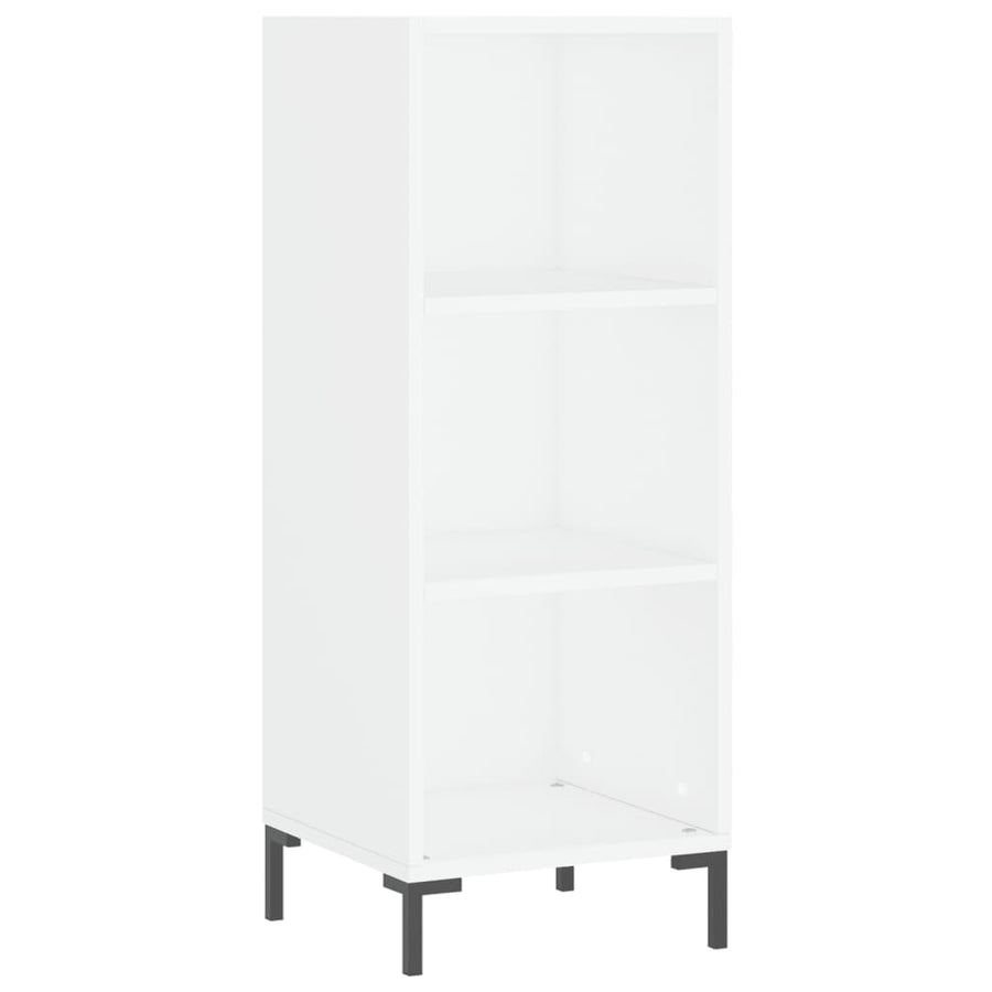 Dressoir 34,5X32,5X90 Cm Bewerkt Hout Wit