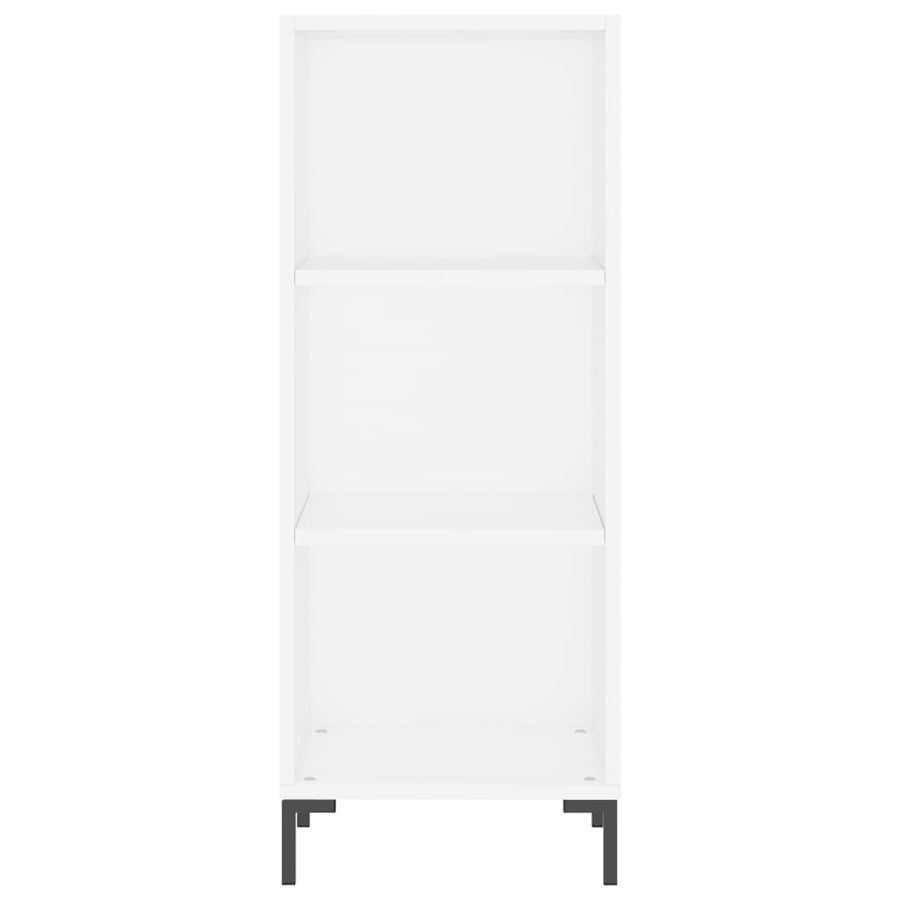 Dressoir 34,5X32,5X90 Cm Bewerkt Hout Wit