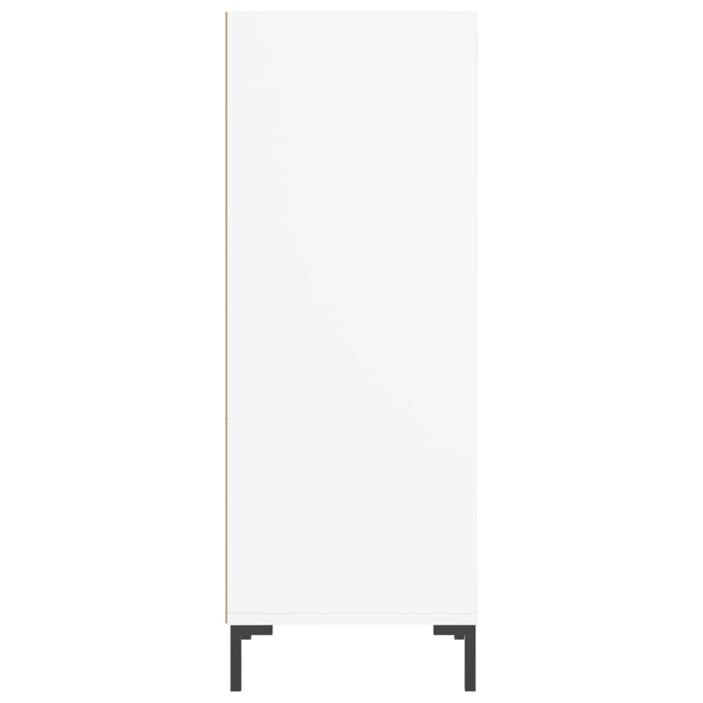 Dressoir 34,5X32,5X90 Cm Bewerkt Hout Wit