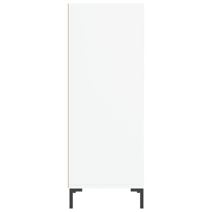 Dressoir 34,5X32,5X90 Cm Bewerkt Hout Wit