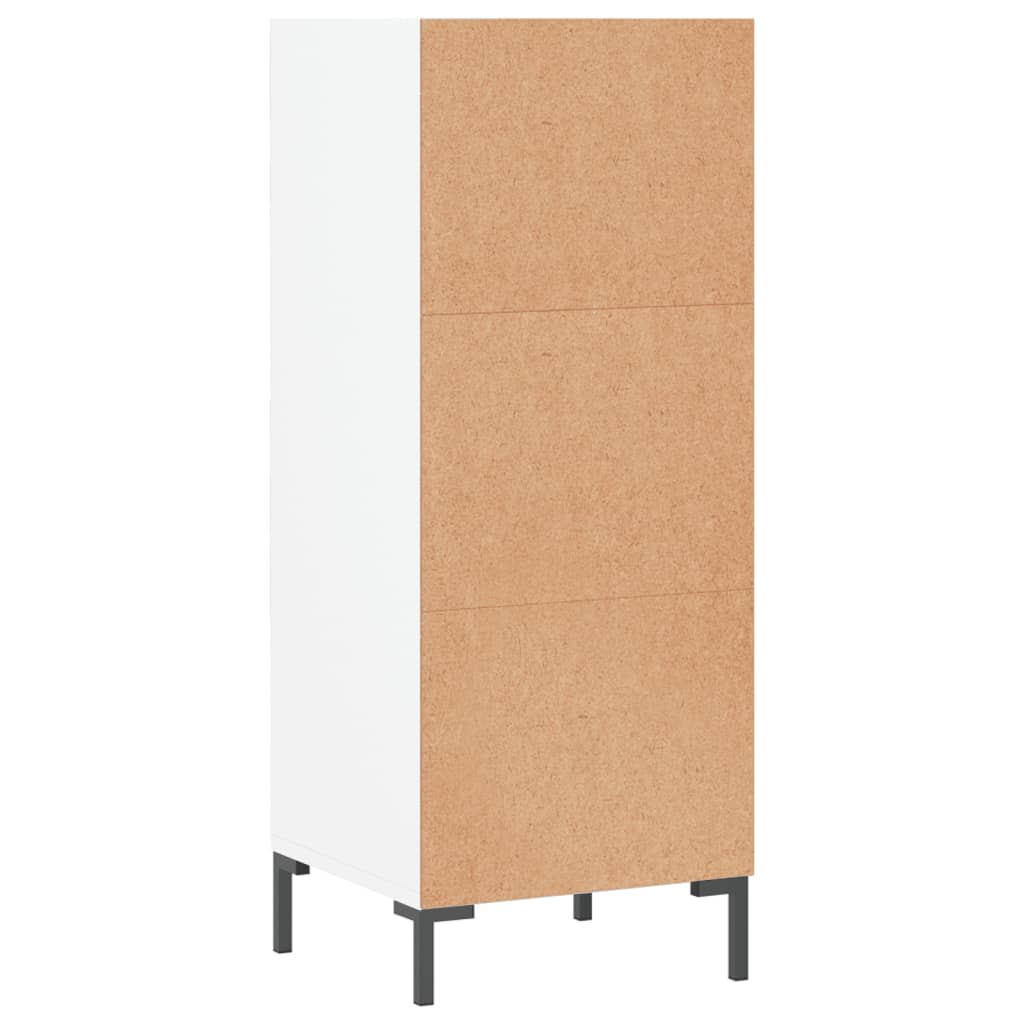 Dressoir 34,5X32,5X90 Cm Bewerkt Hout Wit