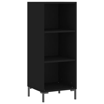 Dressoir 34,5X32,5X90 Cm Bewerkt Hout Zwart