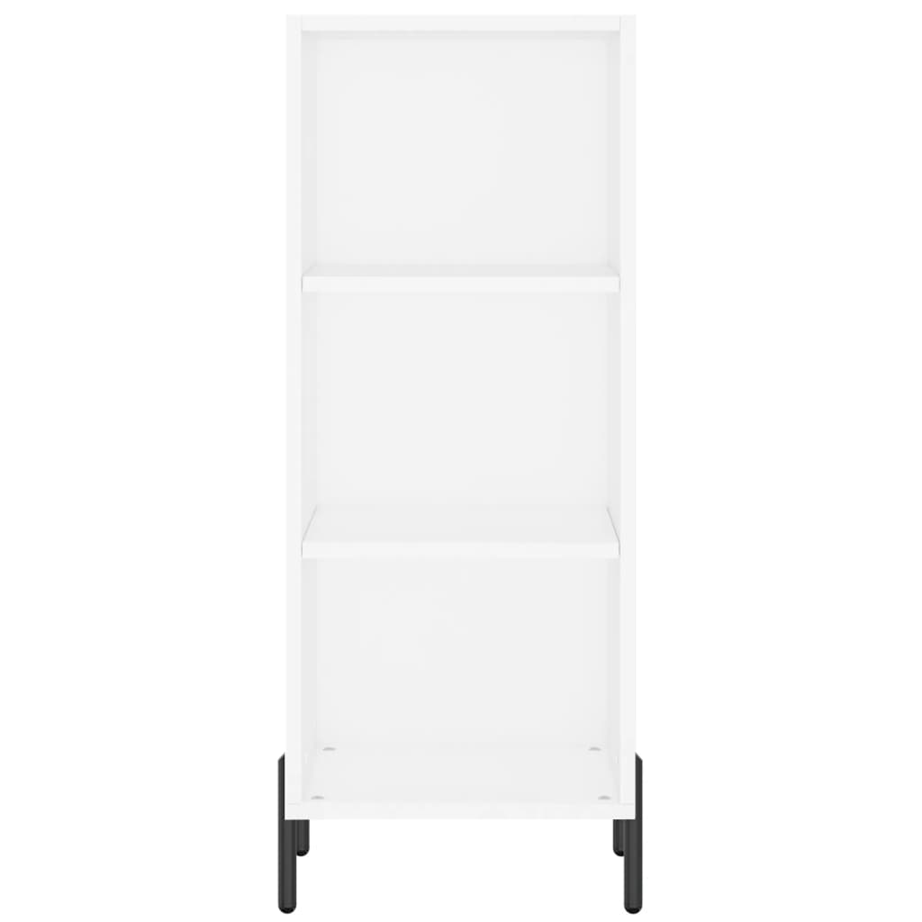 Dressoir 34,5X32,5X90 Cm Bewerkt Hout Wit