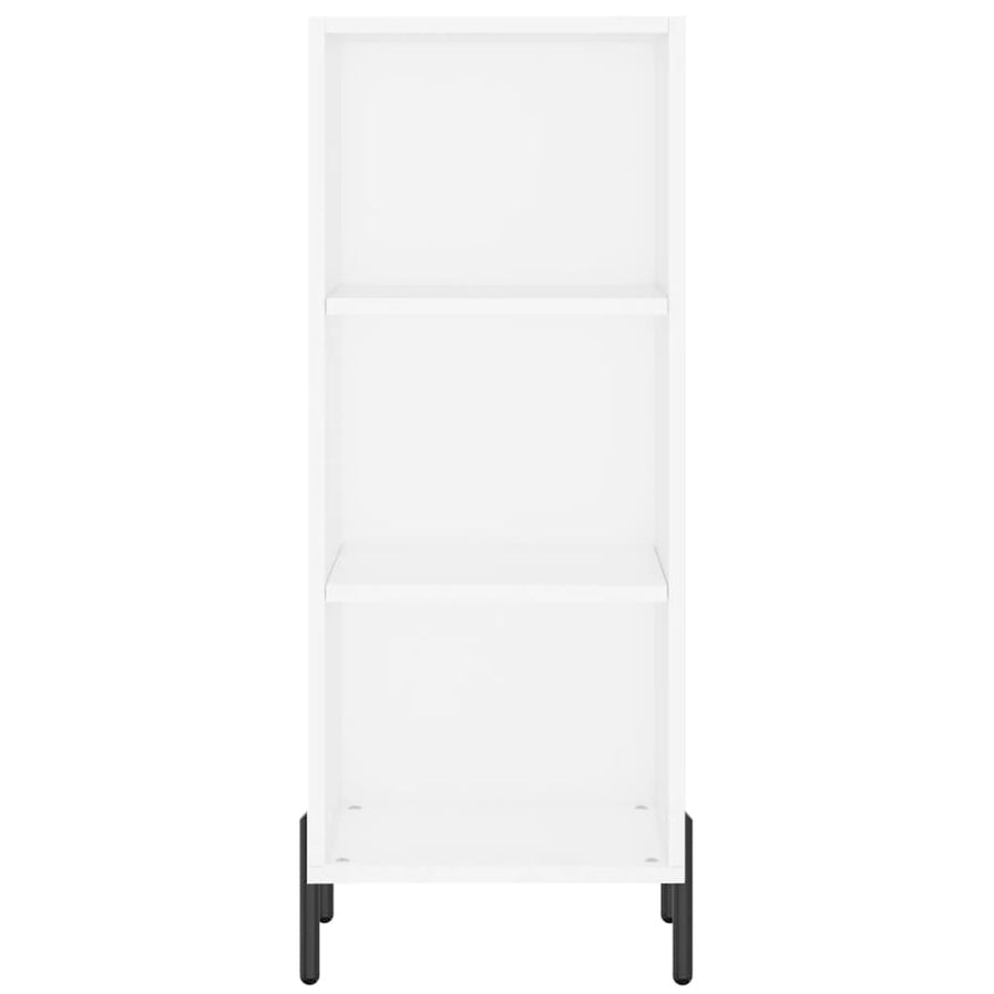 Dressoir 34,5X32,5X90 Cm Bewerkt Hout Wit