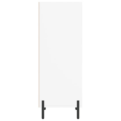 Dressoir 34,5X32,5X90 Cm Bewerkt Hout Wit