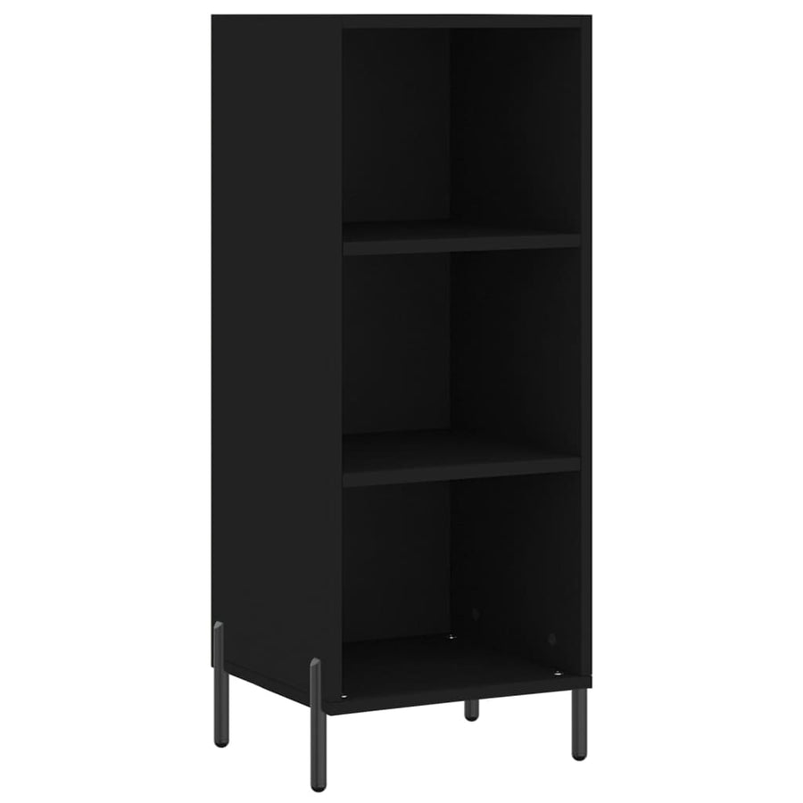 Dressoir 34,5X32,5X90 Cm Bewerkt Hout Zwart