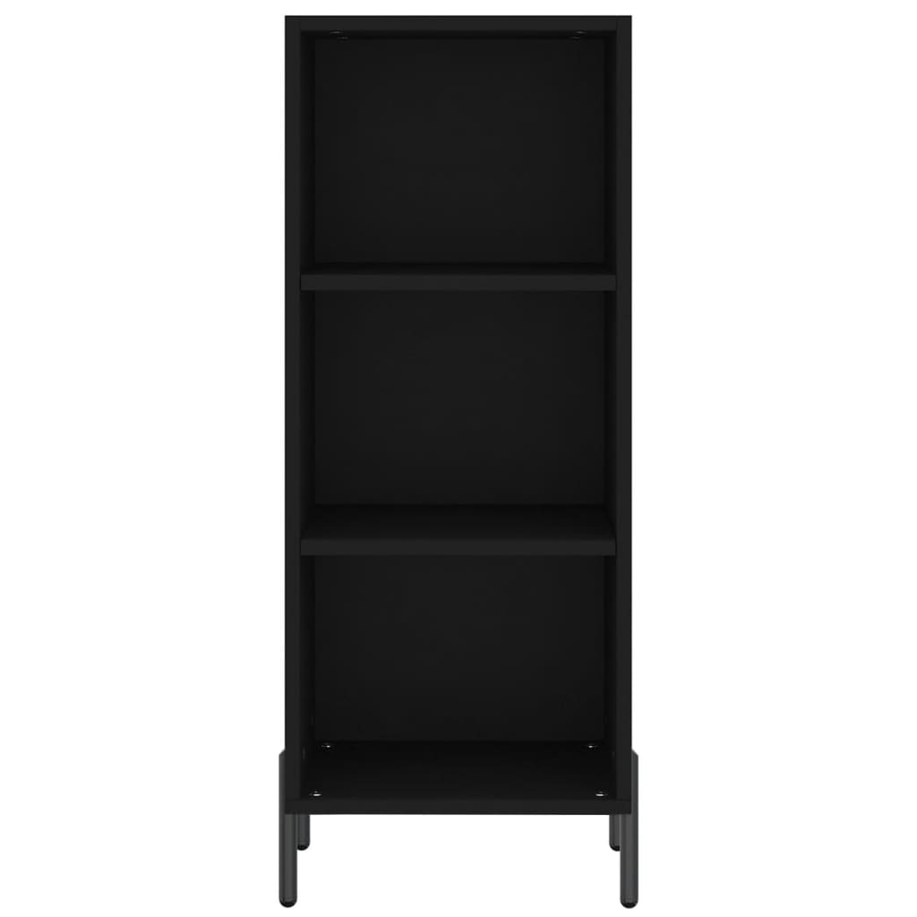 Dressoir 34,5X32,5X90 Cm Bewerkt Hout Zwart