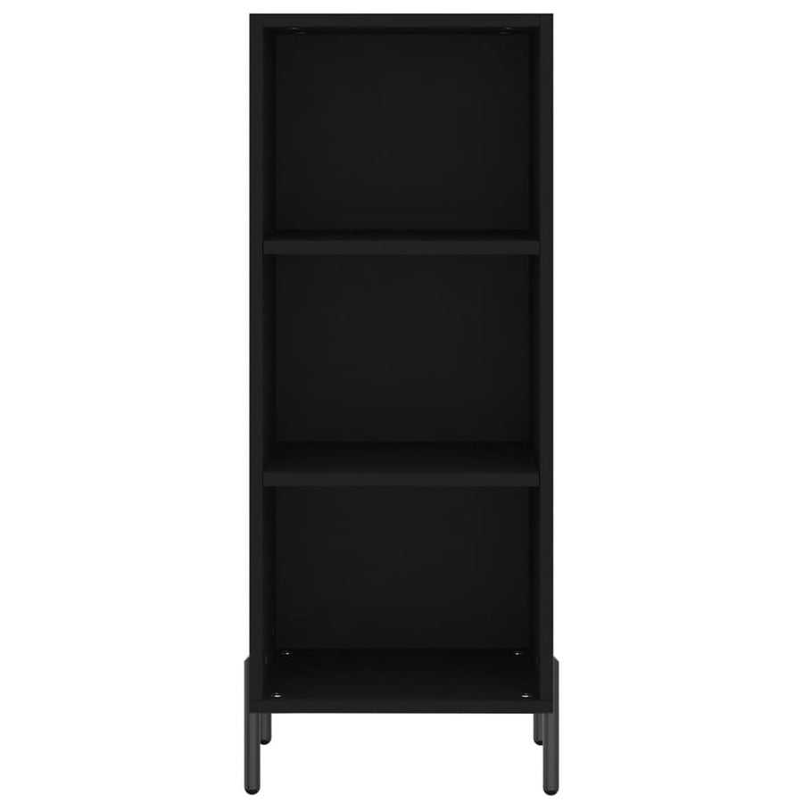 Dressoir 34,5X32,5X90 Cm Bewerkt Hout Zwart