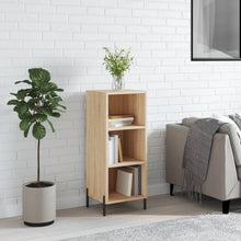 Dressoir 34,5X32,5X90 Cm Bewerkt Hout Sonoma Eikenkleurig