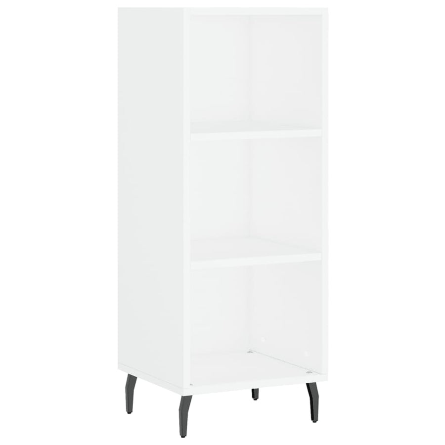 Dressoir 34,5X32,5X90 Cm Bewerkt Hout Wit