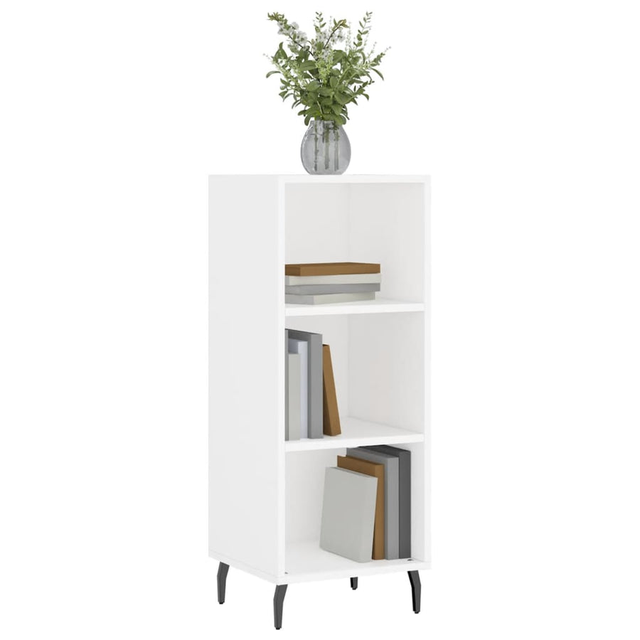 Dressoir 34,5X32,5X90 Cm Bewerkt Hout Wit