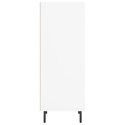Dressoir 34,5X32,5X90 Cm Bewerkt Hout Wit