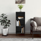 Sideboard 34.5x32.5x90 cm carved wood black