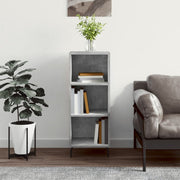Sideboard 34.5x32.5x90 cm treated wood concrete gray