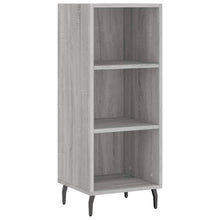 Dressoir 34,5X32,5X90 Cm Bewerkt Hout Grijs Sonoma Eikenkleurig