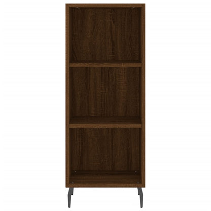 Dressoir 34,5X32,5X90 Cm Bewerkt Hout Bruin Eikenkleur