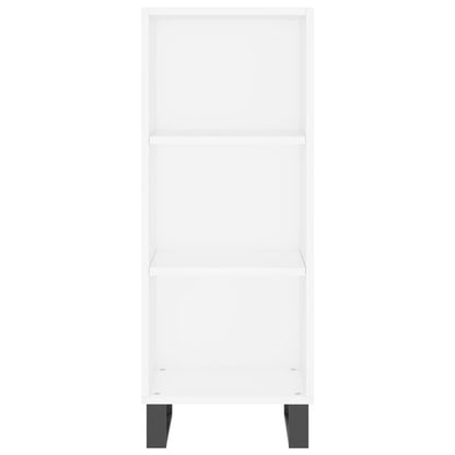 Dressoir 34,5X32,5X90 Cm Bewerkt Hout Wit