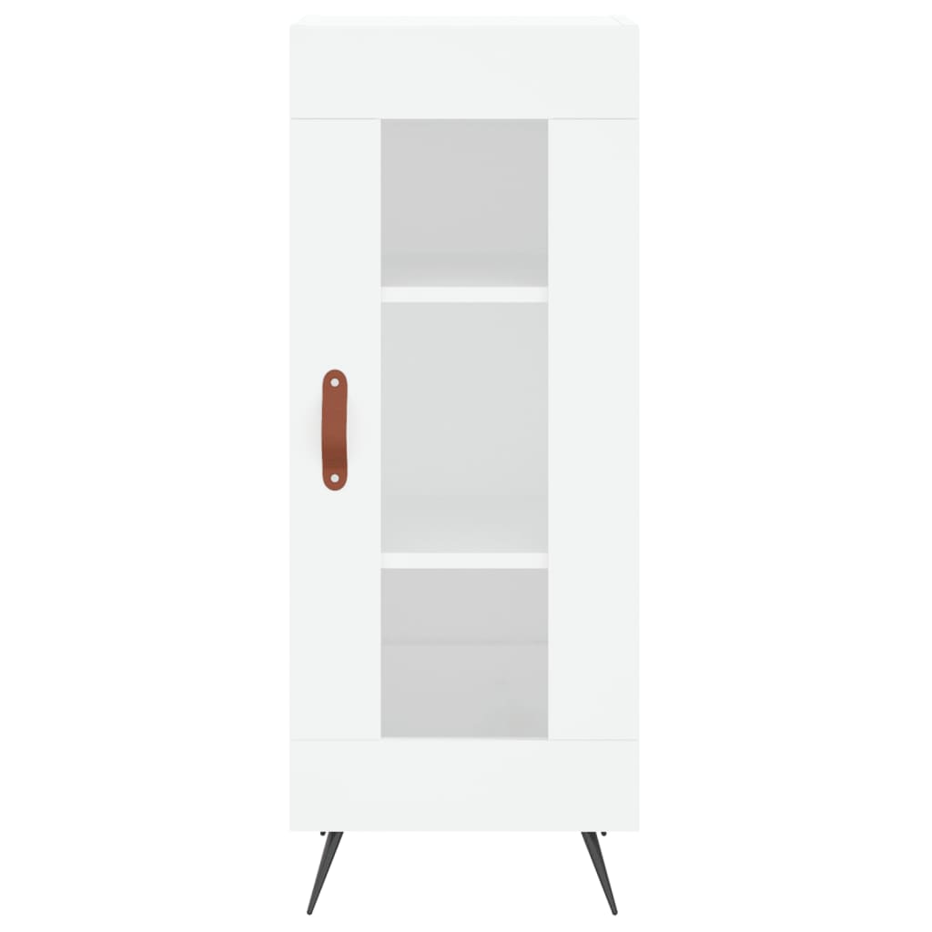 Dressoir 34,5X34X90 Cm Bewerkt Hout Wit