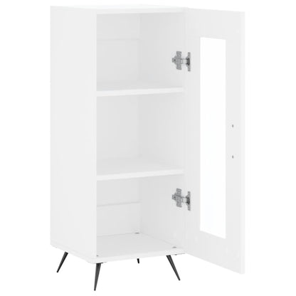 Dressoir 34,5X34X90 Cm Bewerkt Hout Wit
