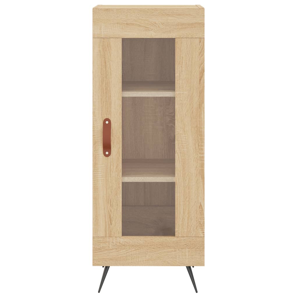 Dressoir 34,5X34X90 Cm Bewerkt Hout Sonoma Eiken