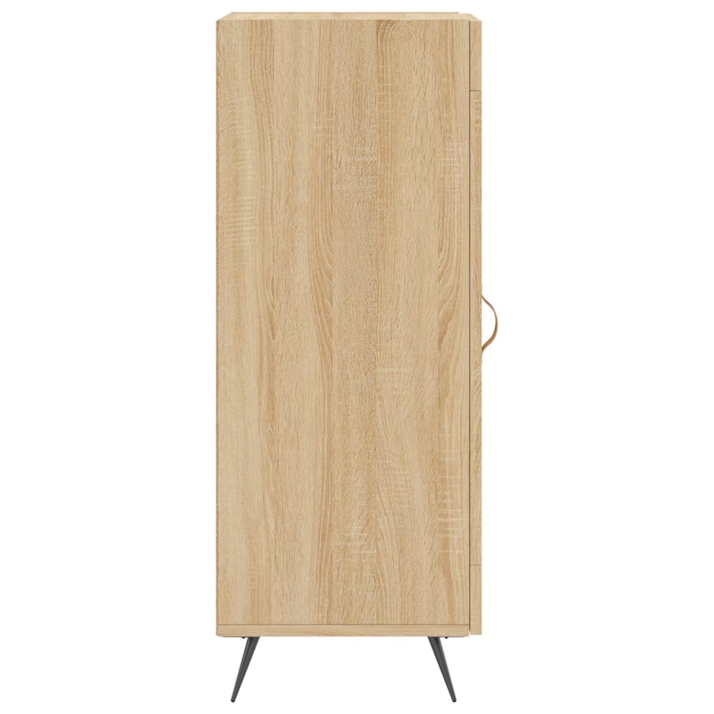 Dressoir 34,5X34X90 Cm Bewerkt Hout Sonoma Eiken