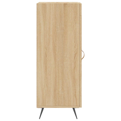 Dressoir 34,5X34X90 Cm Bewerkt Hout Sonoma Eiken