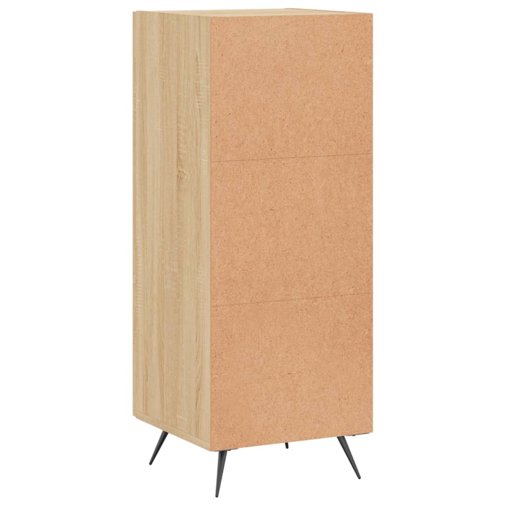 Dressoir 34,5X34X90 Cm Bewerkt Hout Sonoma Eiken